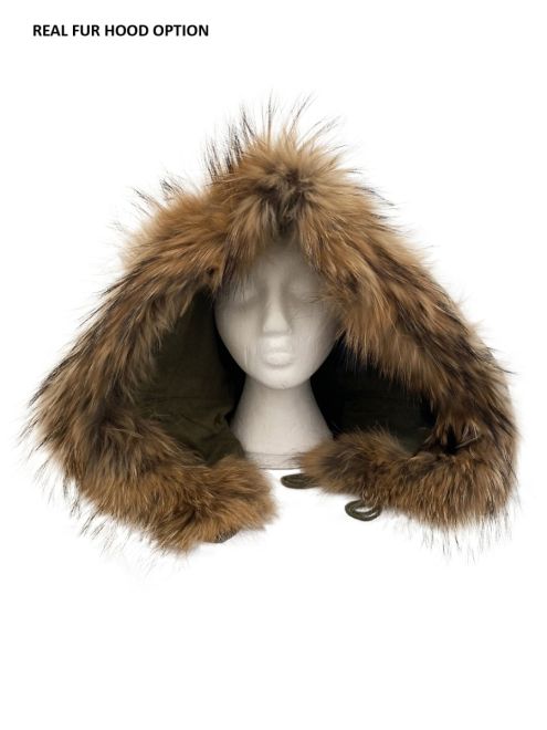 m51 real fur parka hood