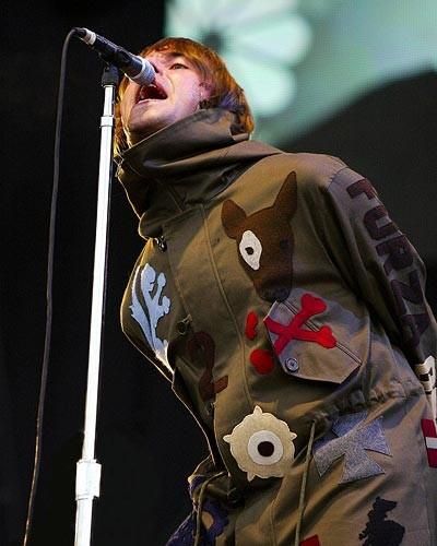 liam gallagher wearing fake london parka