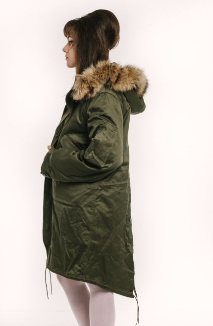 womens stonetail m1948 parka side view