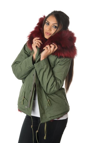 Fox fur parka jacket best sale